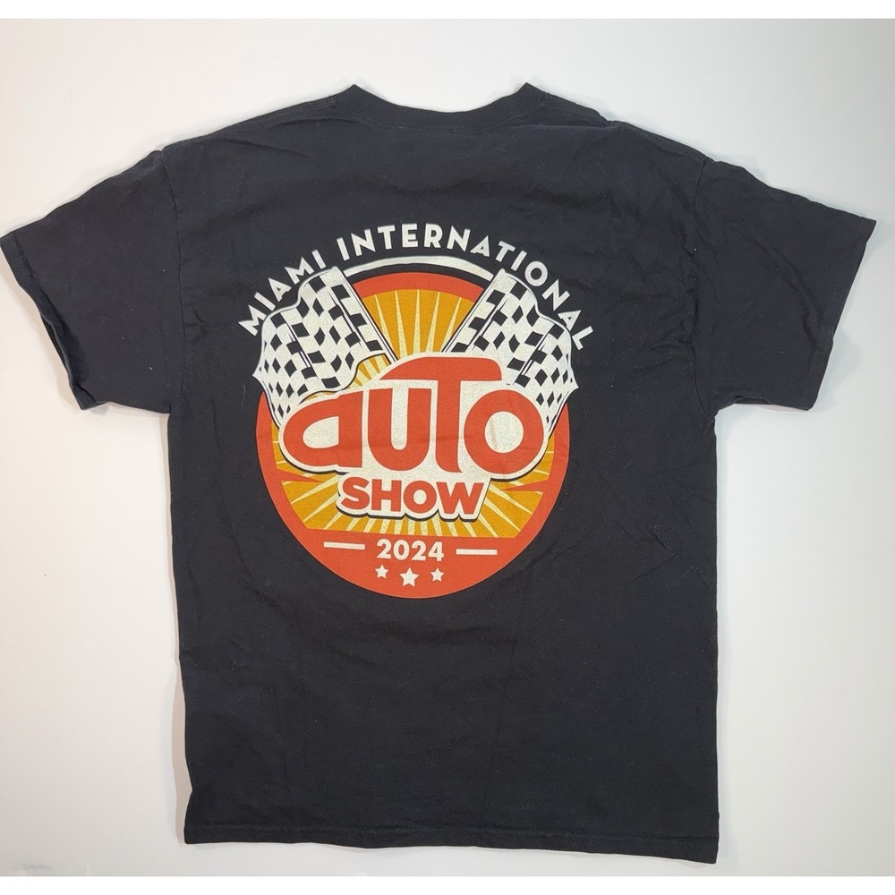 Miami International Auto‎ Show 2024 T Shirt Mens Large Black
